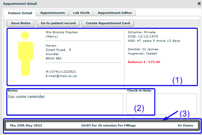 Appointments | DentalPlus Documentation*